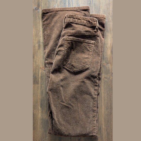 Shein Brown Corduroy Flare Pants - Picture 3 of 5